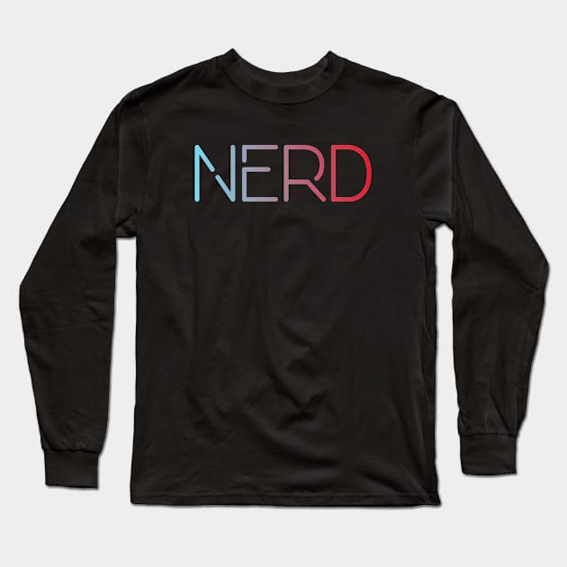 Nerd Long Sleeve T-Shirt by MiniGuardian